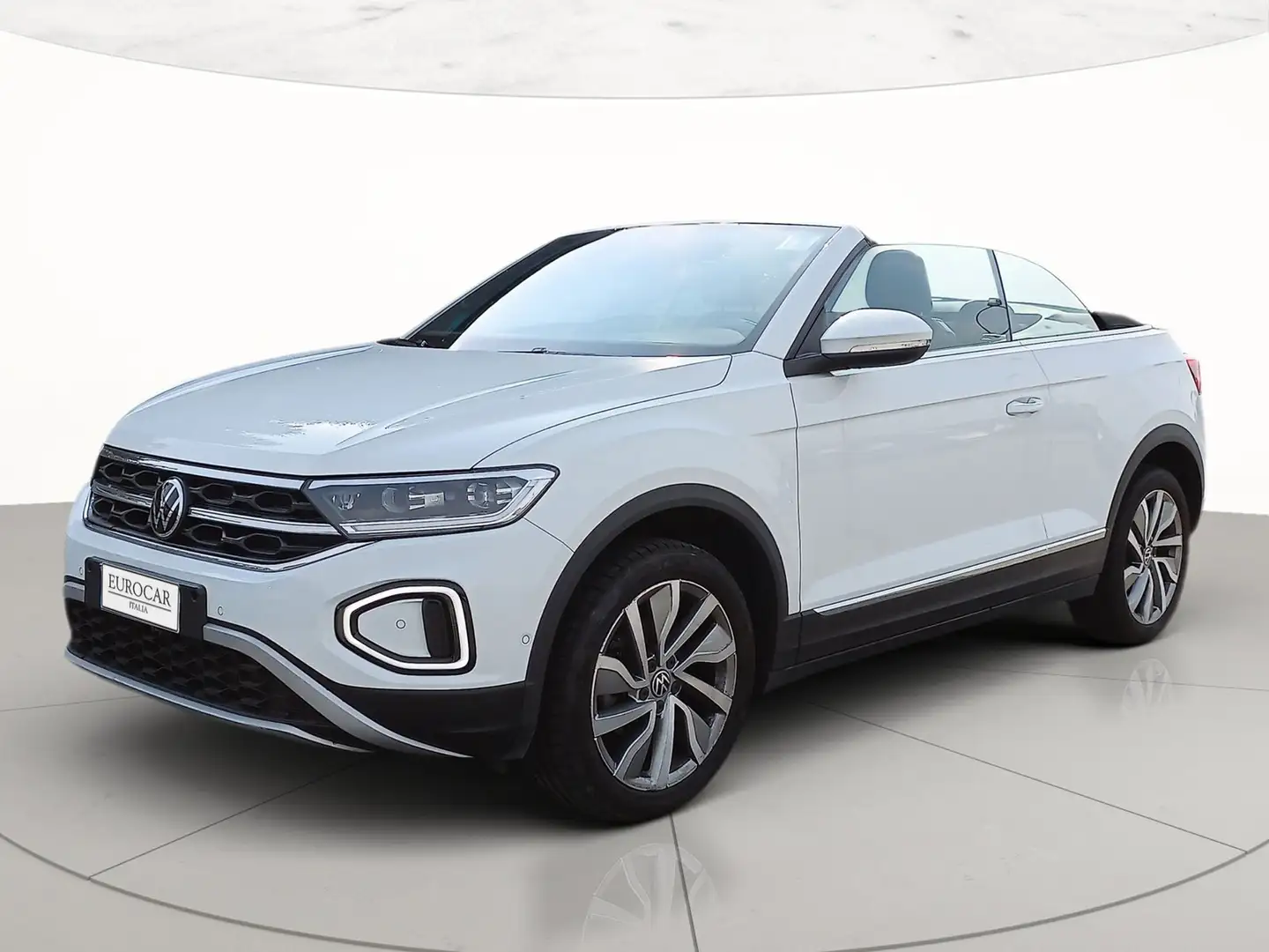 Volkswagen T-Roc cabriolet 1.0 tsi style 110cv Blanc - 1