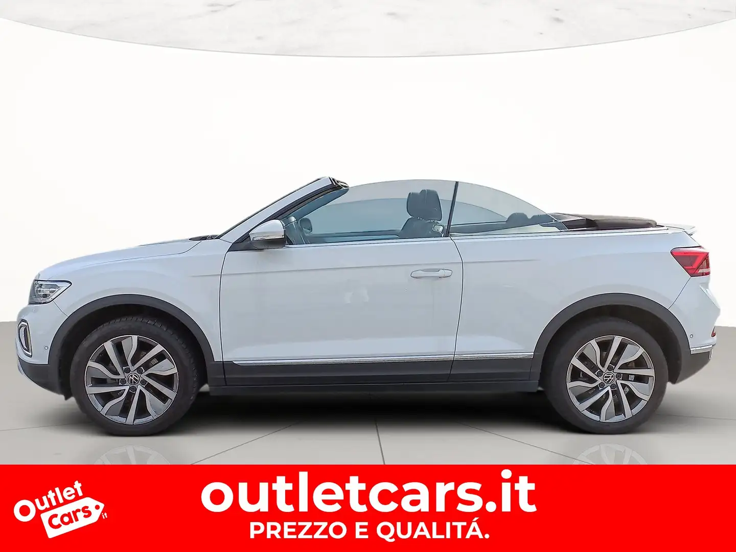 Volkswagen T-Roc cabriolet 1.0 tsi style 110cv Blanc - 2