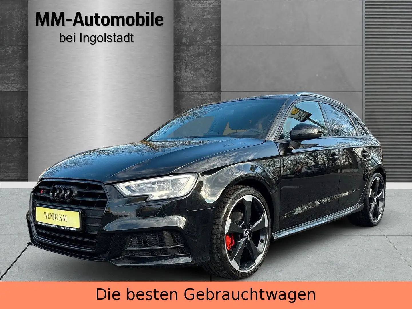 Audi A3 Sportback sport-S3 MEGA OPTIK-WENIG KM-TÜVNEU Noir - 1