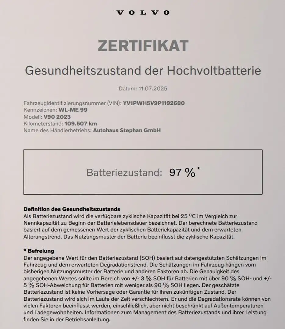 Volvo V90 Recharge T8 AWD PLUS DARK AHK GARANTIE Schwarz - 1