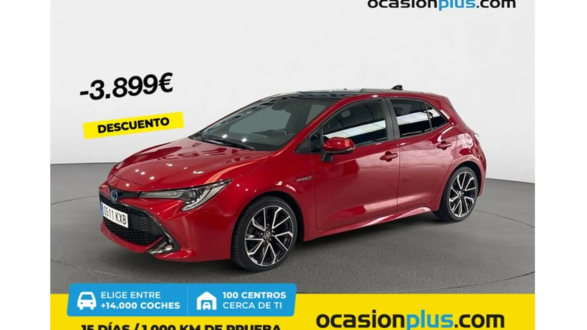 Toyota Corolla 180H Feel! Rouge - 1