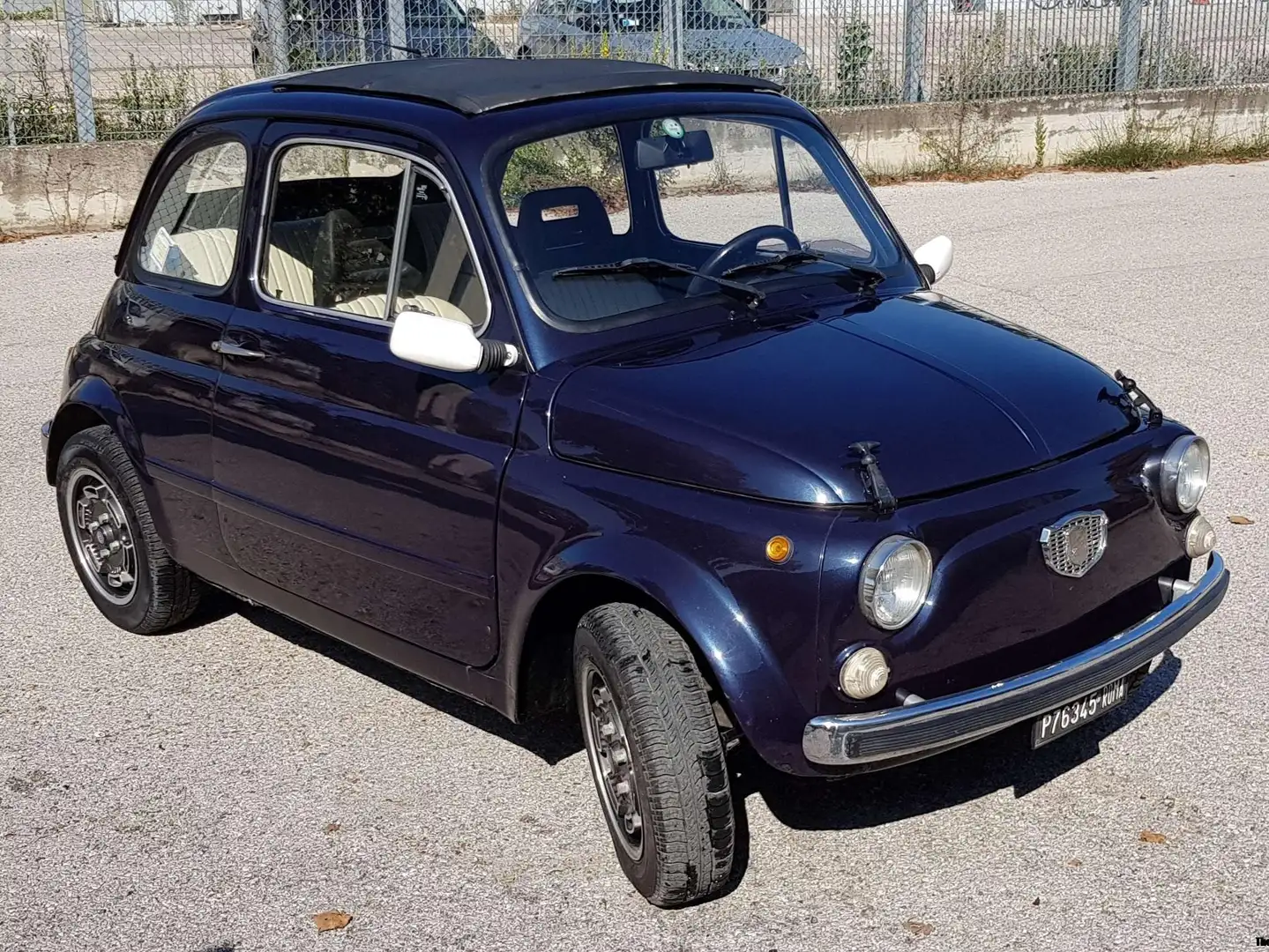 Oldtimer Fiat 500 Giannini 590 GT base L Blau - 2