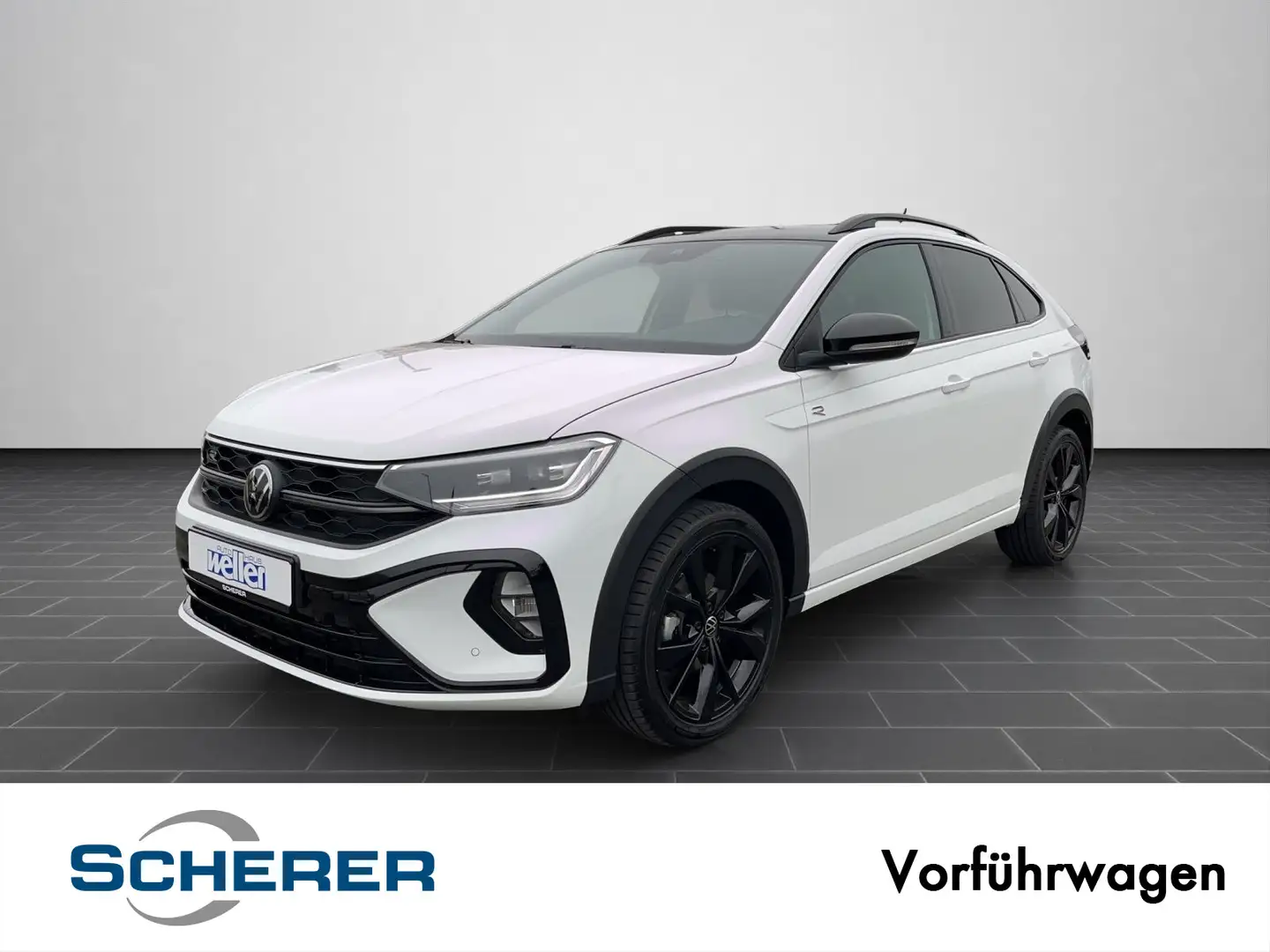 Volkswagen Taigo 1,5 l TSI *R-Line* DSG AHK IQ.Light ACC Na Weiß - 1