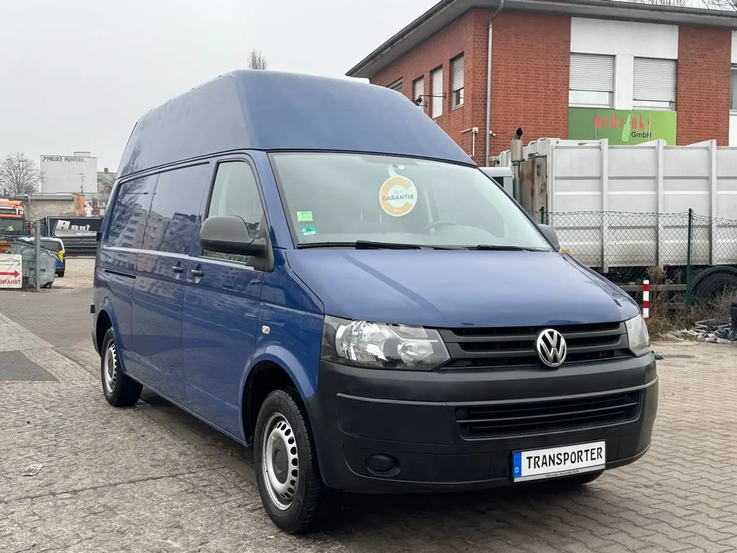 Volkswagen T5 Transporter Kasten-Hochdach-Lang,Klima,Zahnriemen Neu Blau - 1
