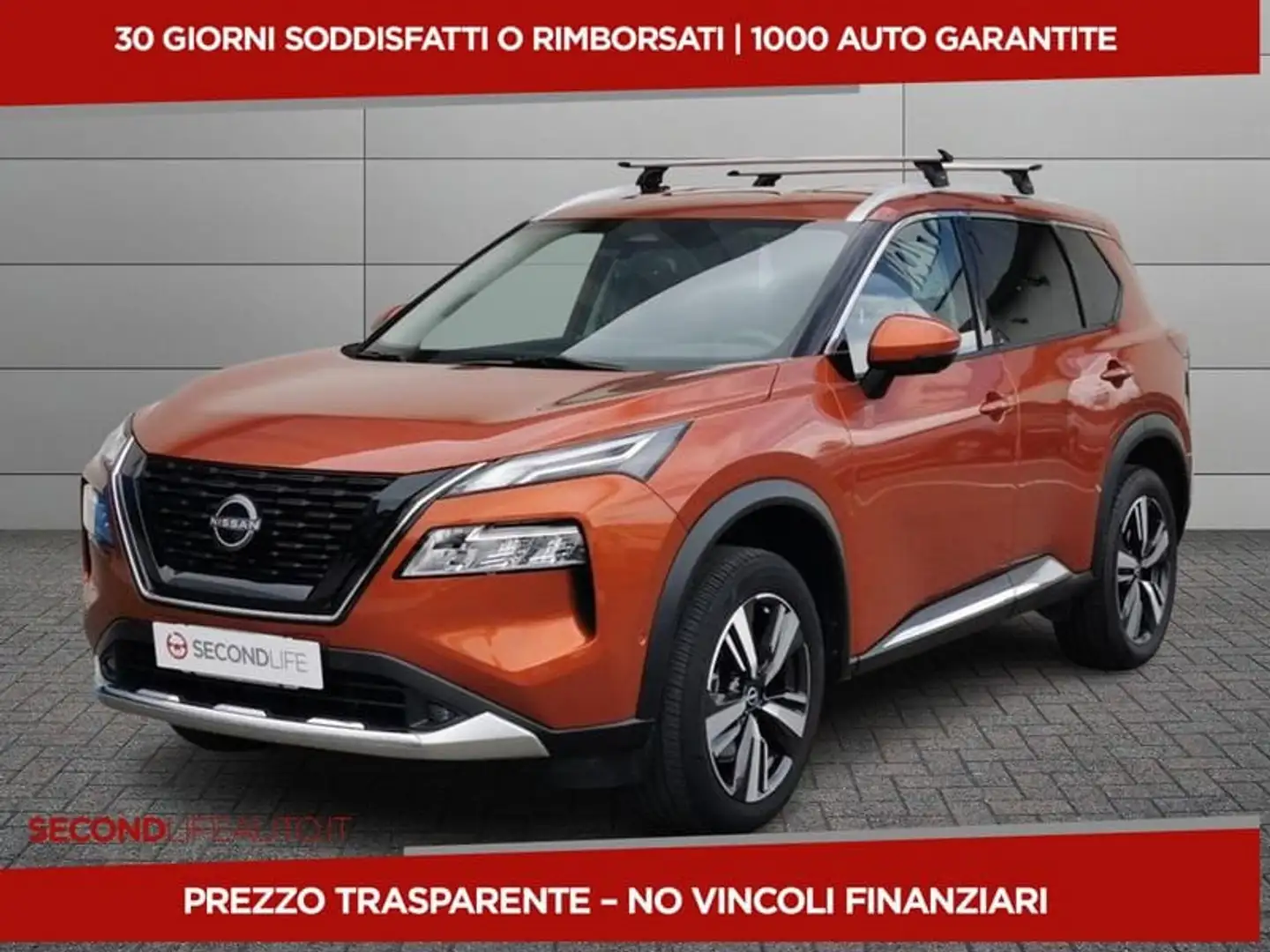 Nissan X-Trail 1.5 e-power Tekna e-4orce 4wd auto 7p.ti Orange - 1