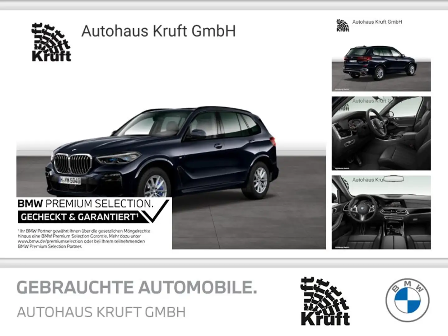 BMW X5 xDrive30d M SPORT+STANDHZ+AHK+HUD+LASER+ACC+KAMERA Noir - 1