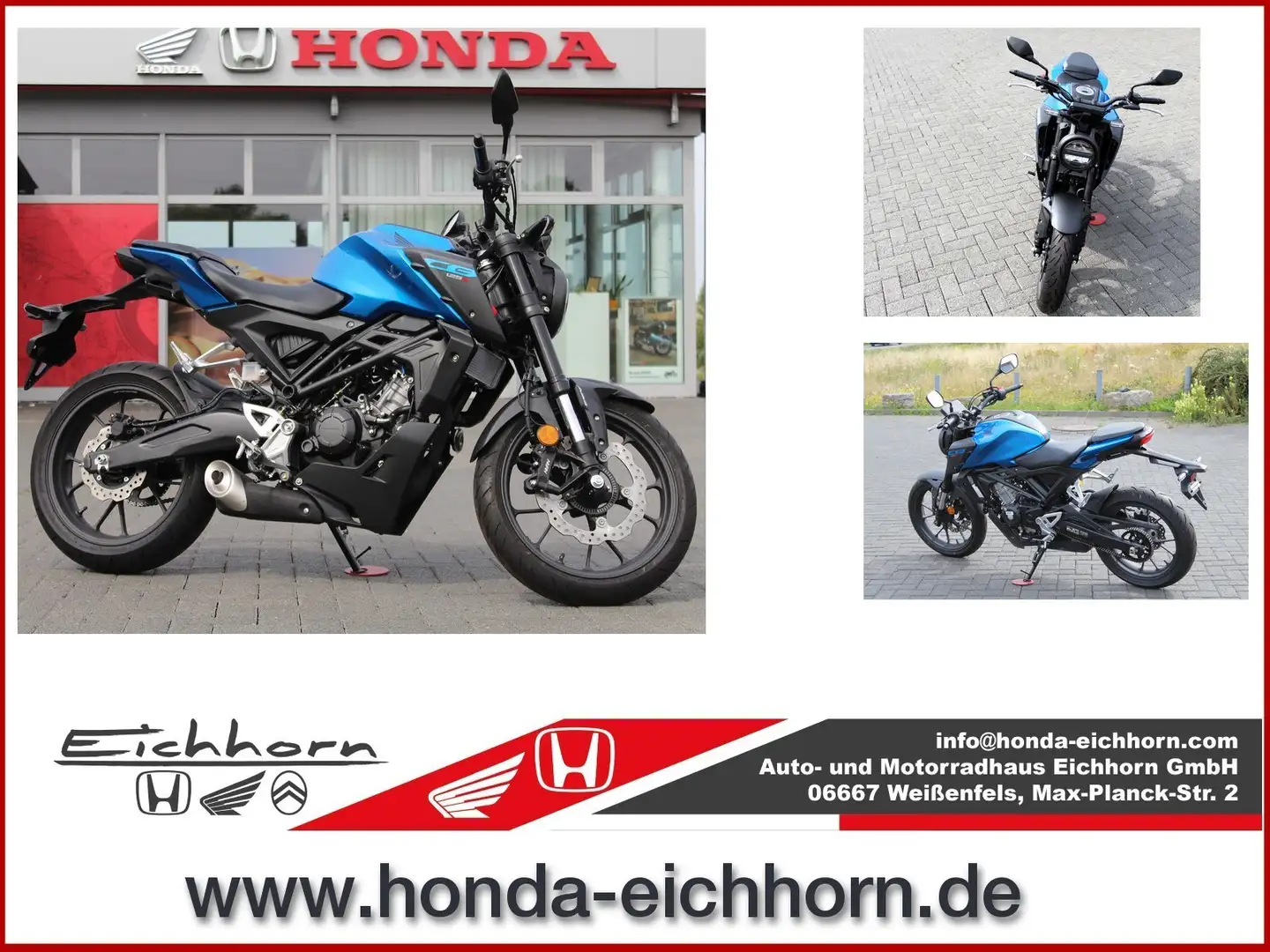 Honda CB 125 CB 125 R Bleu - 1