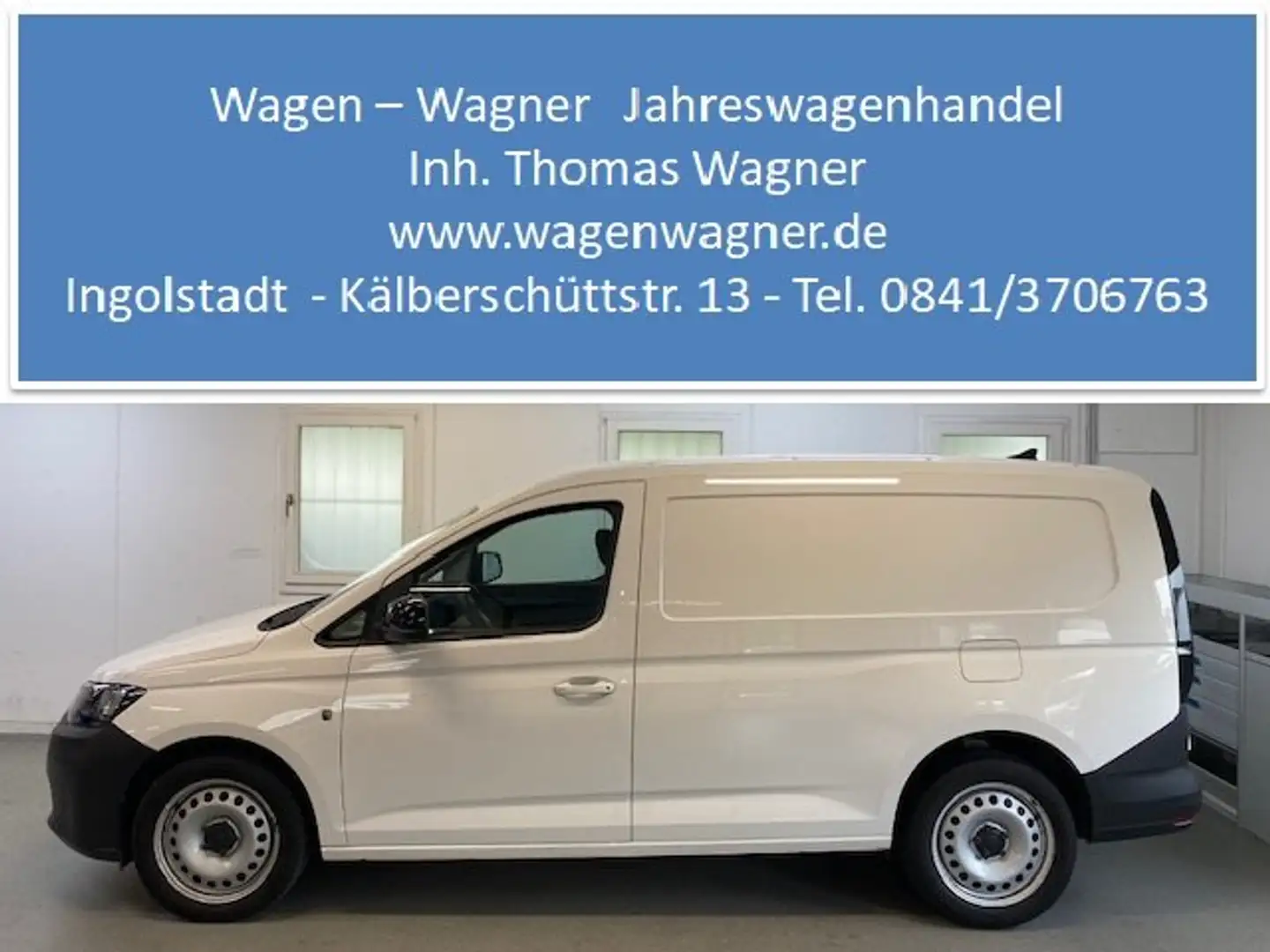 Volkswagen Caddy Maxi Cargo Kasten 2.0 TDI 102PS Klima APP CAM DAB Blanc - 1