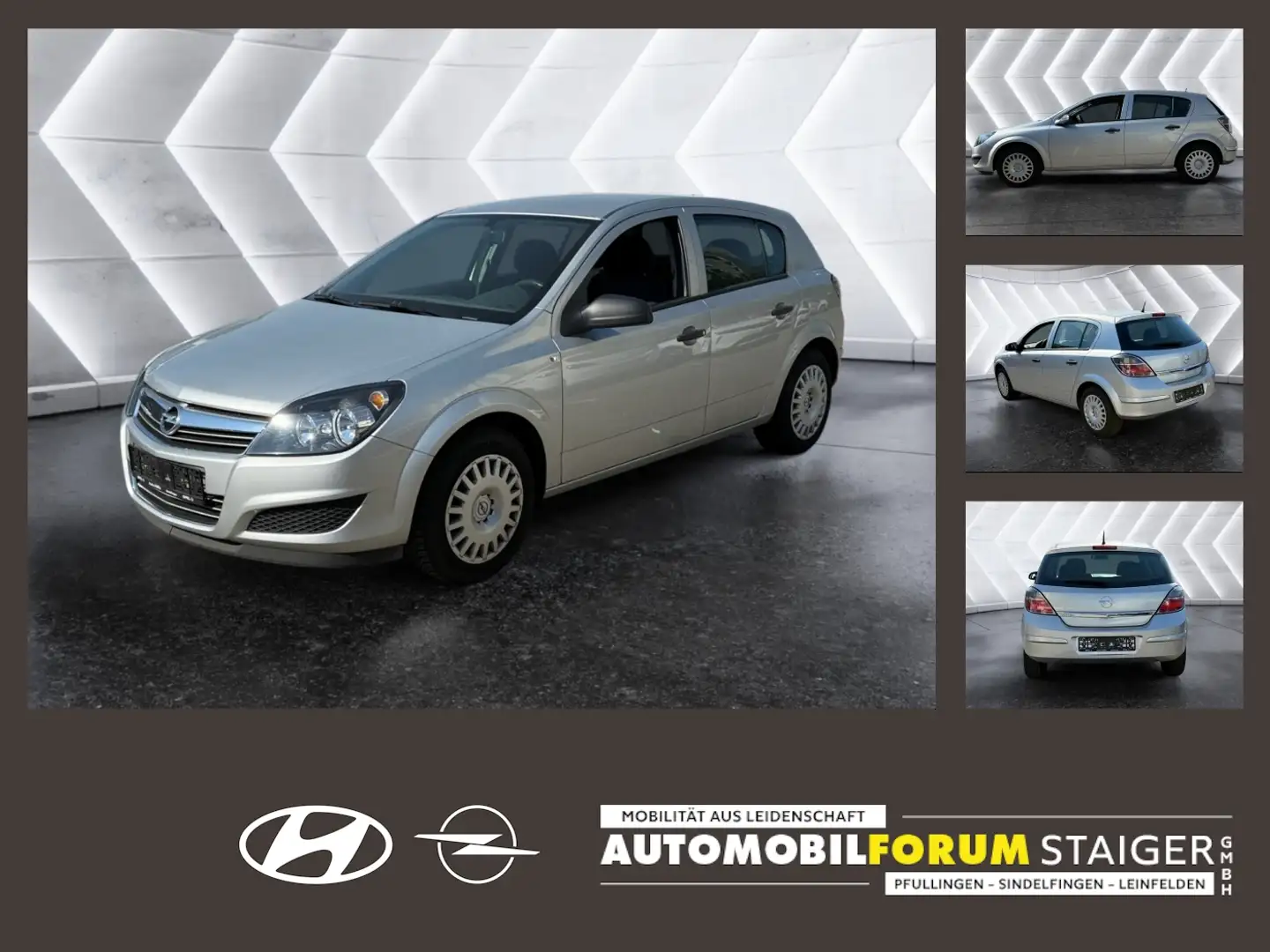 Opel Astra H 1.6 Plateado - 1