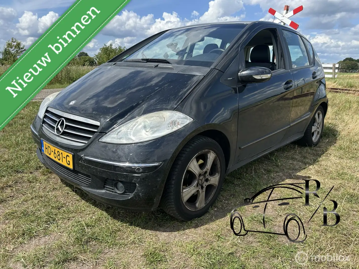 Mercedes-Benz A 170 Avantgarde AIRCO ONHOUDSHIST. KOOPJE Czarny - 1