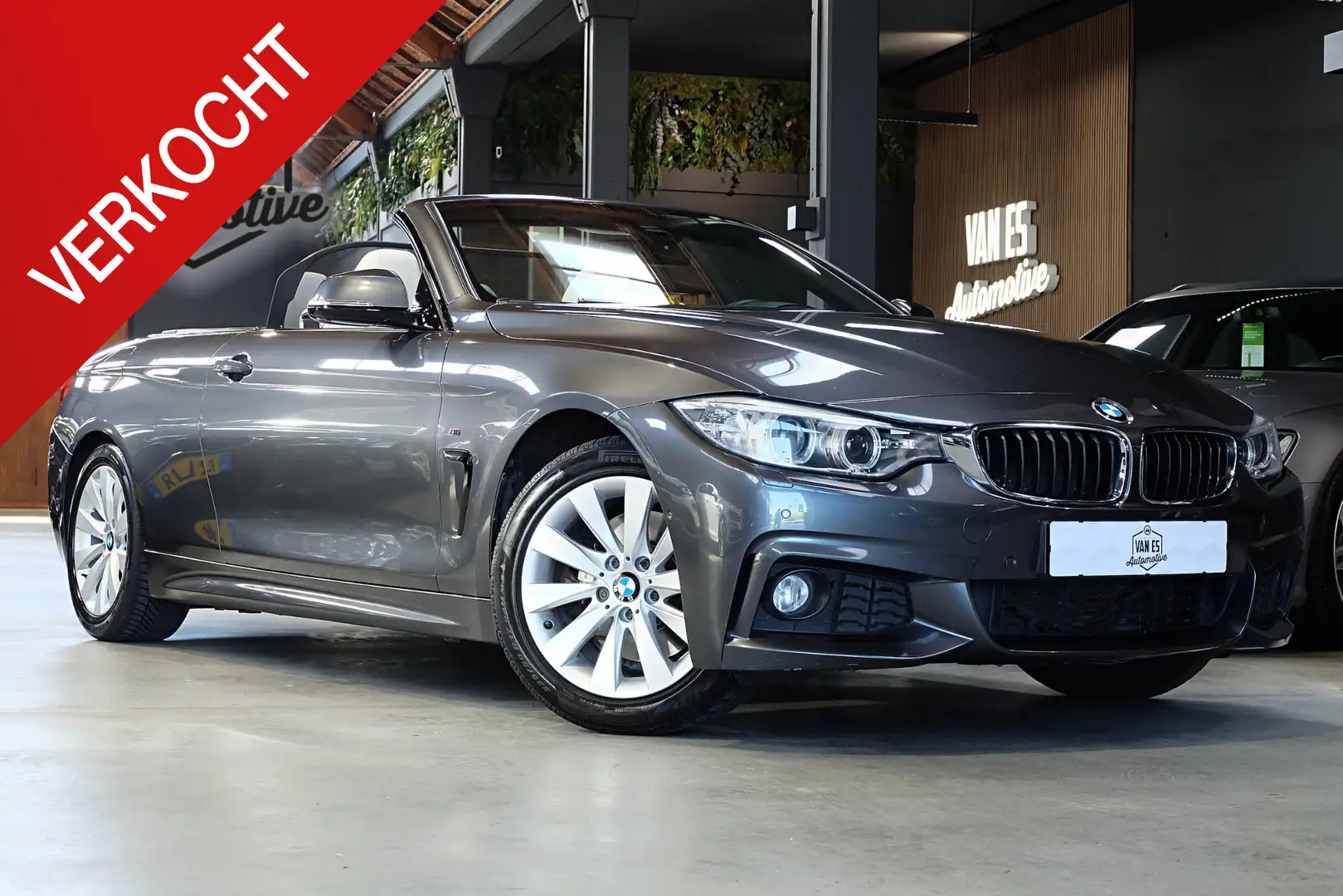 BMW 428 4-serie Cabrio 428i High Executive / M Sport / HuD Szary - 1