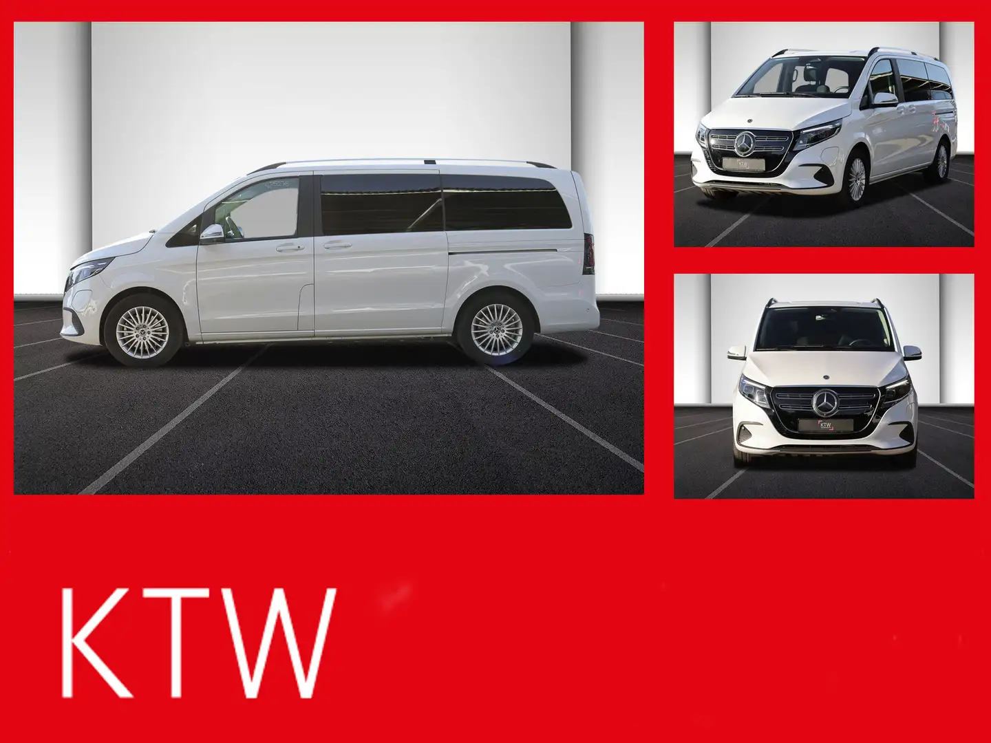 Mercedes-Benz EQV 300 lang,7Sitze,2Schiebetüren,Distronic,LED Weiß - 1
