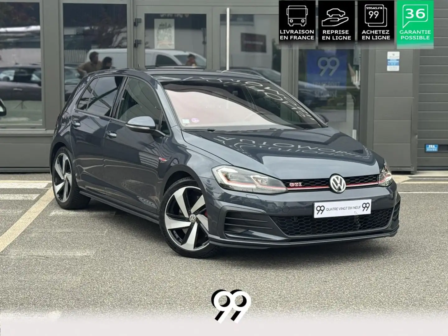 Volkswagen Golf 2.0 16V TSI - 245 - BV DSG 7 VII BERLINE GTI Performance PHASE 2 Blauw - 1