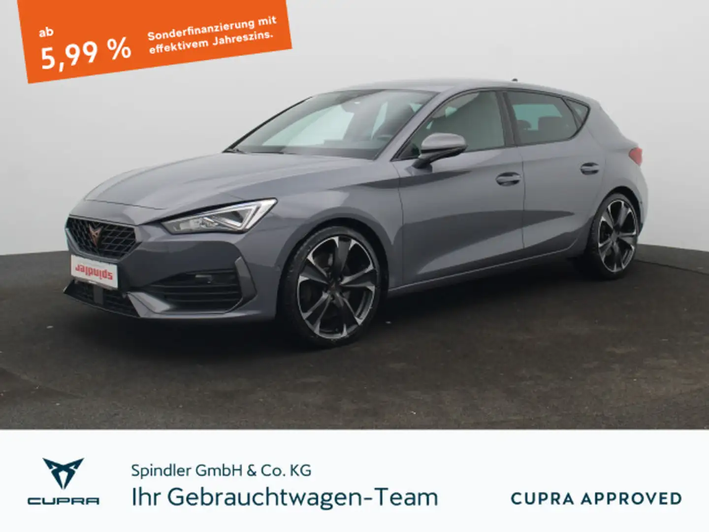 CUPRA Leon VZ 2.0TSI DSG/ Navi, ParkAssi, FullLink,LED Grau - 1