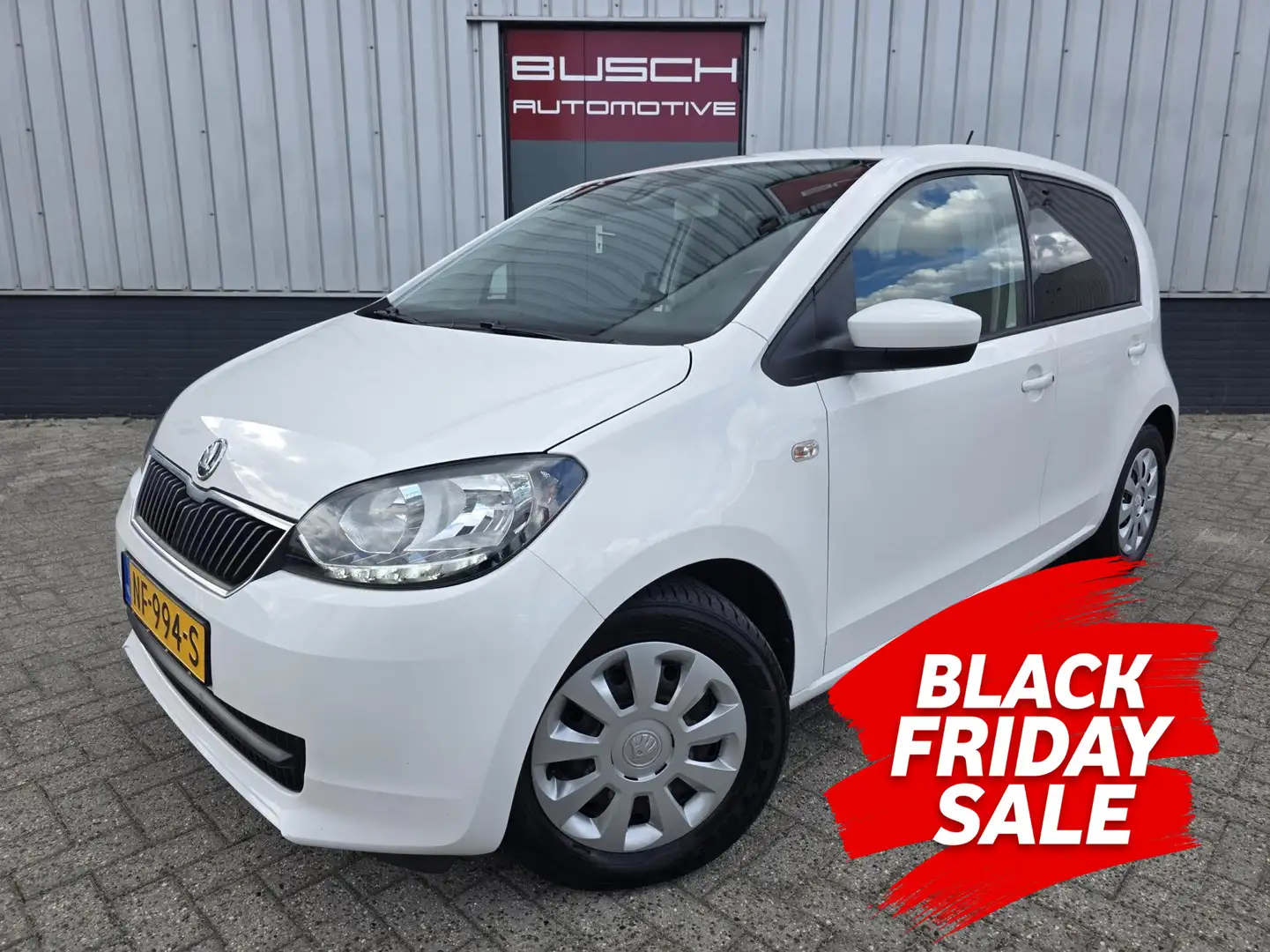 Skoda Citigo 1.0 5 deurs Greentech Ambition | CRUISE CONTROL | Blanc - 1