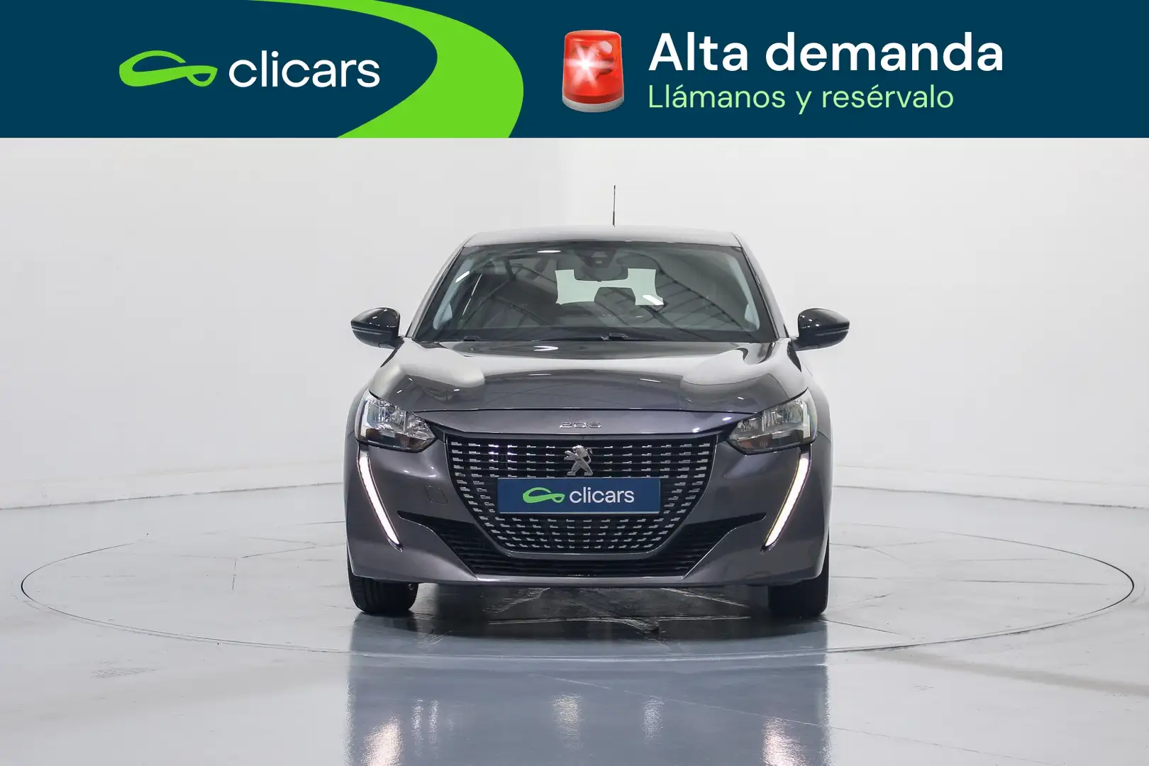 Peugeot 208 1.2 Puretech S&S Active Pack 100 Gris - 2