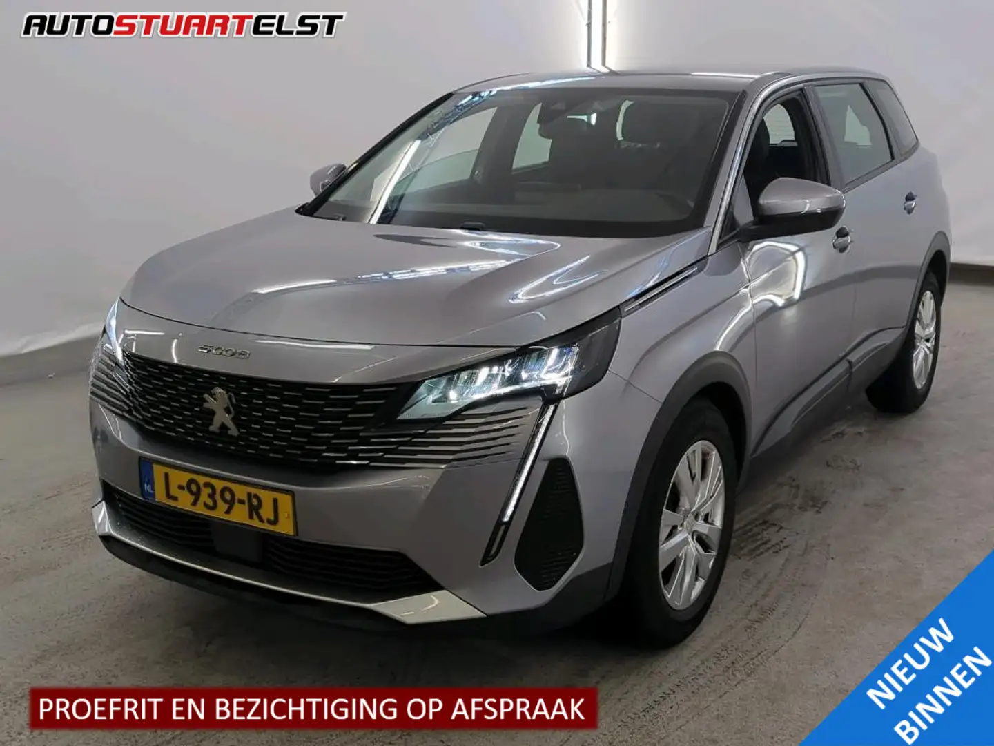 Peugeot 5008 1.2 Active NL-Auto |1e Eigenaar| NAP| 7-Persoons| Grijs - 1