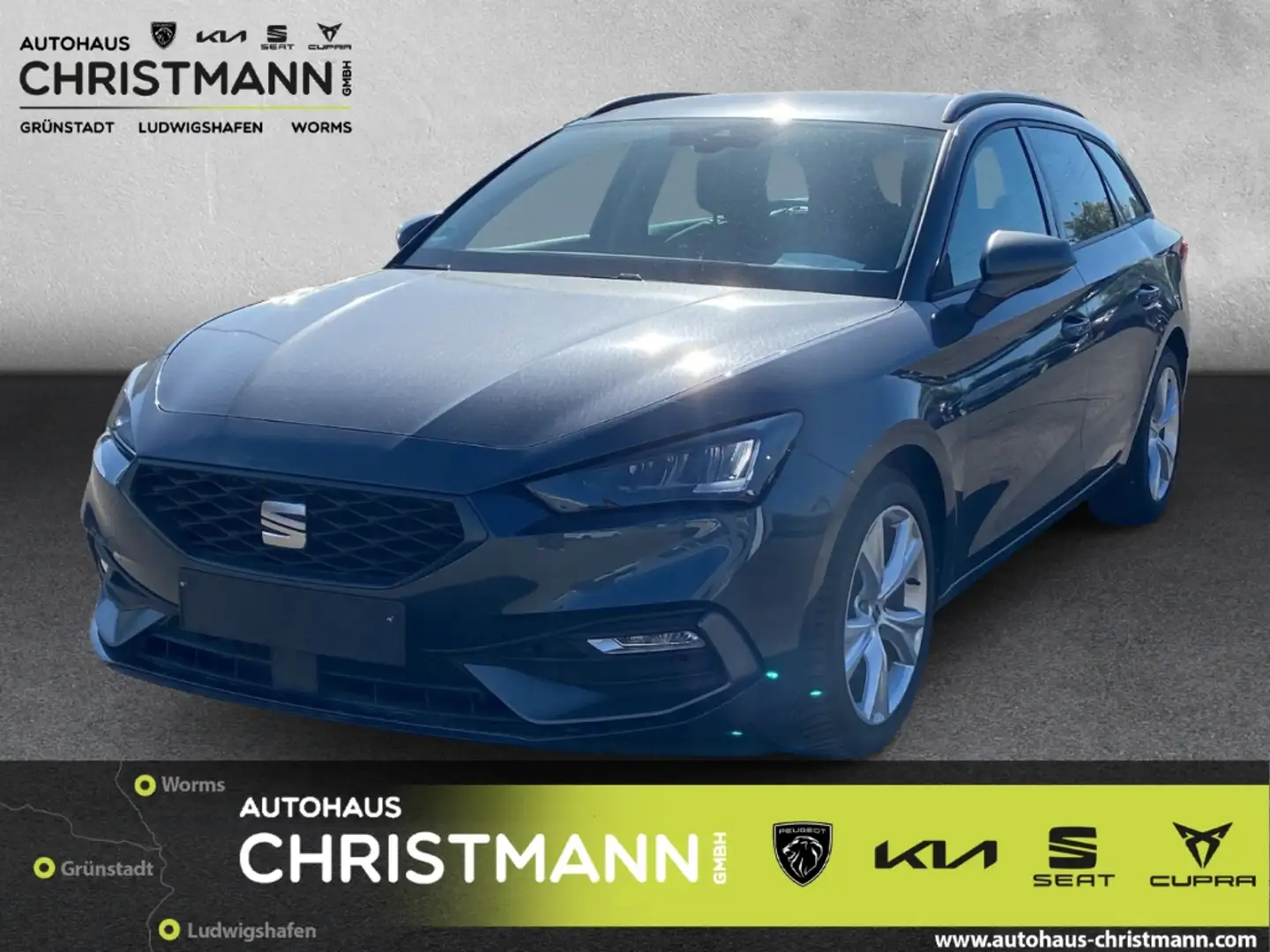 SEAT Leon Sportstourer FR 2.0 TDI EU6d Navi Digitales Cockpi Grau - 1