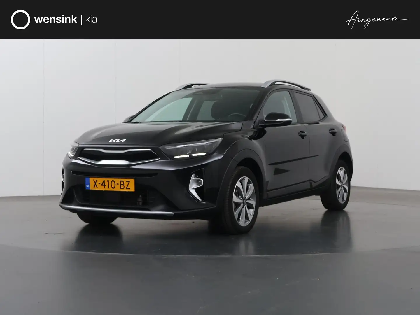 Kia Stonic 1.0 T-GDi MHEV DynamicPlusLine | Stoel/Stuurwielve Zwart - 1