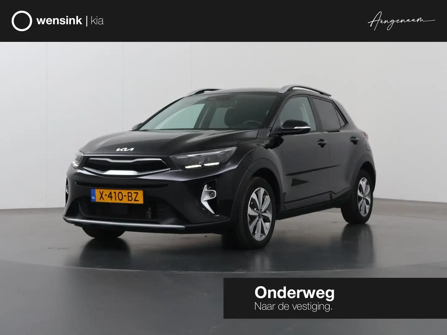 Kia Stonic 1.0 T-GDi MHEV DynamicPlusLine | Stoel/Stuurwielve Zwart - 1