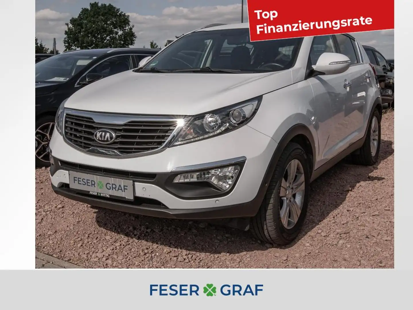 Kia Sportage 1.6 GDI Vision AHK/Sitzhz/Klimaaut/Tel/Parkhilfe/ Weiß - 1