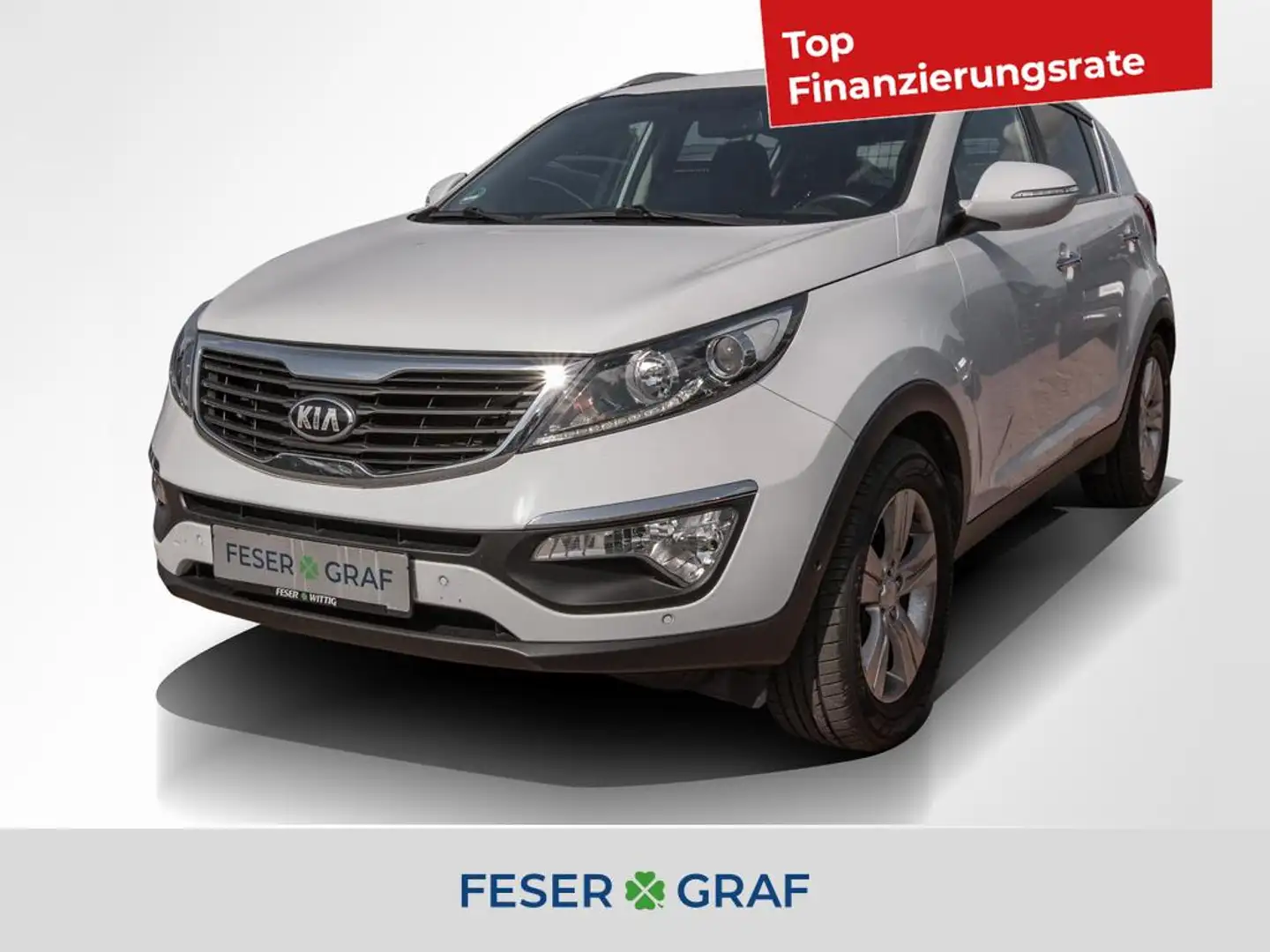 Kia Sportage 1.6 GDI Vision AHK/Sitzhz/Klimaaut/Tel/Parkhilfe/ Blanc - 1
