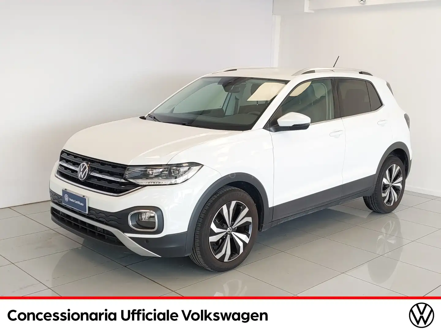 Volkswagen T-Cross 1.0 tsi advanced 110cv Blanc - 1