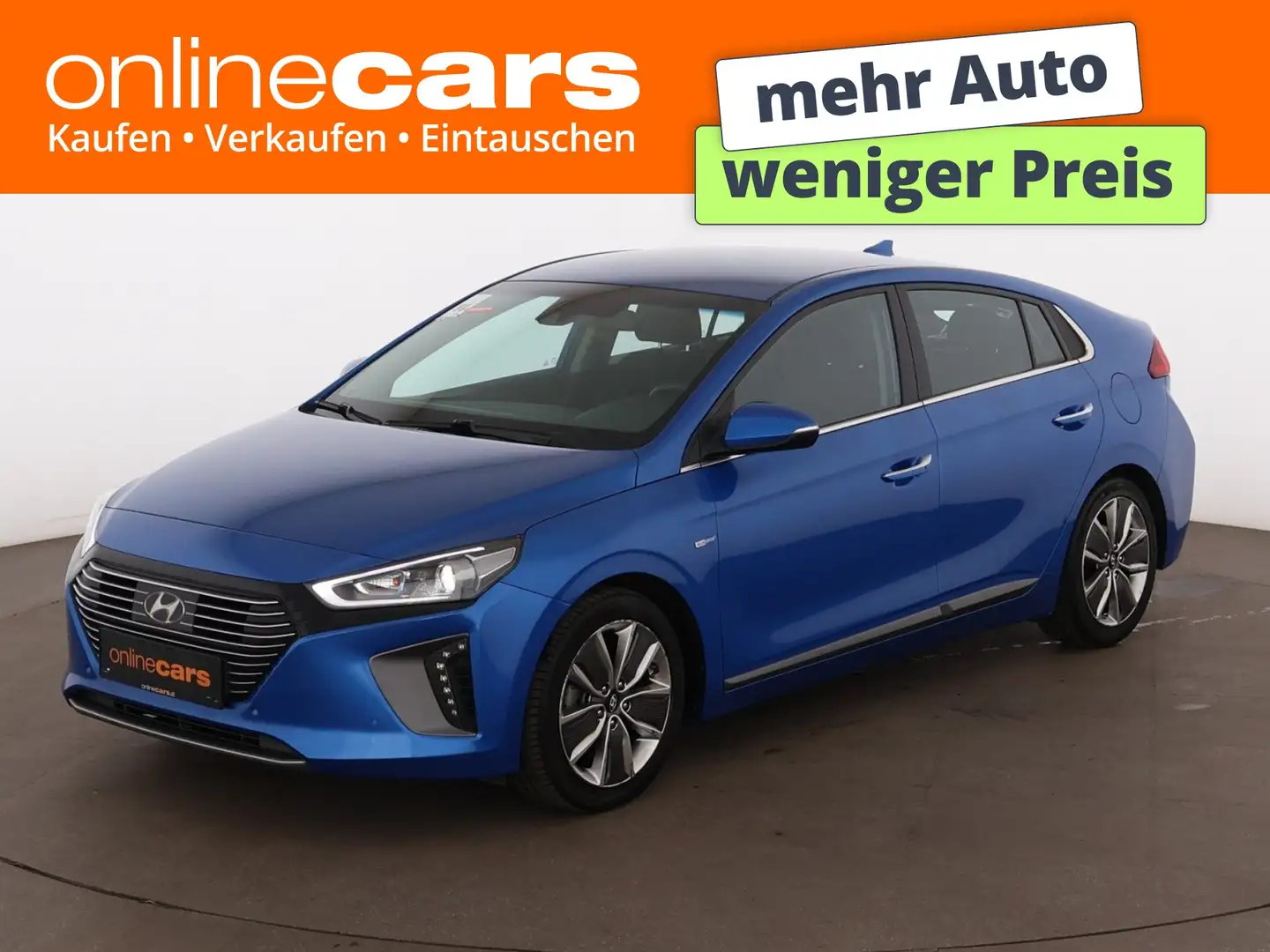 Hyundai IONIQ 1.6 GDI Hybrid Aut LED NAVI R-CAM SITZHZG Blau - 1