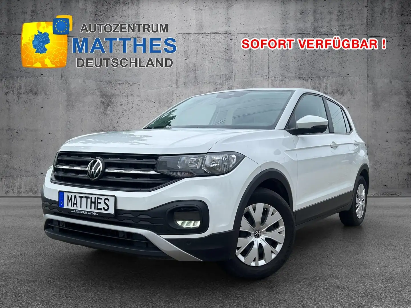 Volkswagen T-Cross 1.0 TSI Aktion! NAVIGATIONSFUNKTION* Totwinkel ... White - 1