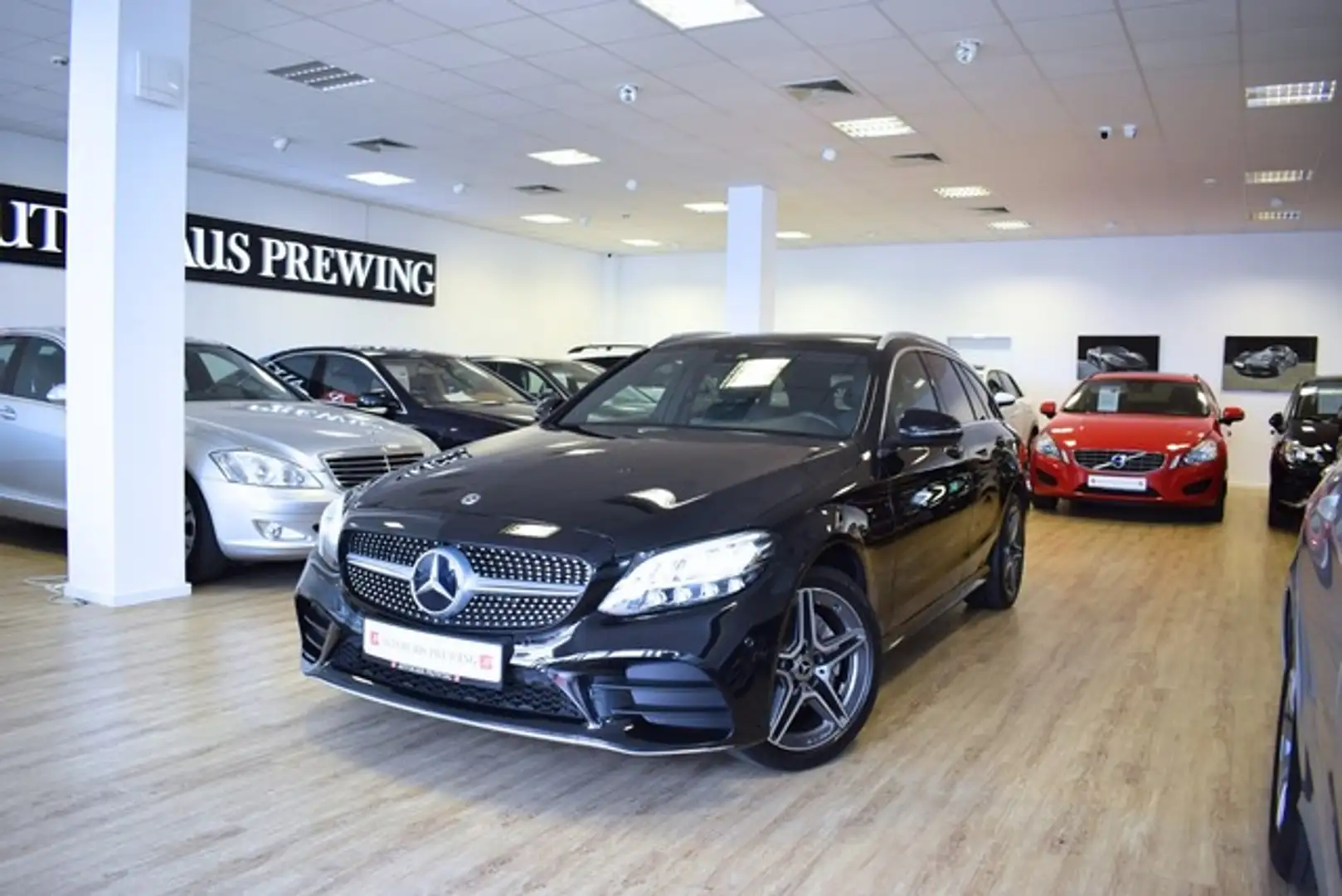 Mercedes-Benz C 200 T 4M AMG-LINE/ BURM./ PANO/ MTL.RATE 221,- Negro - 1