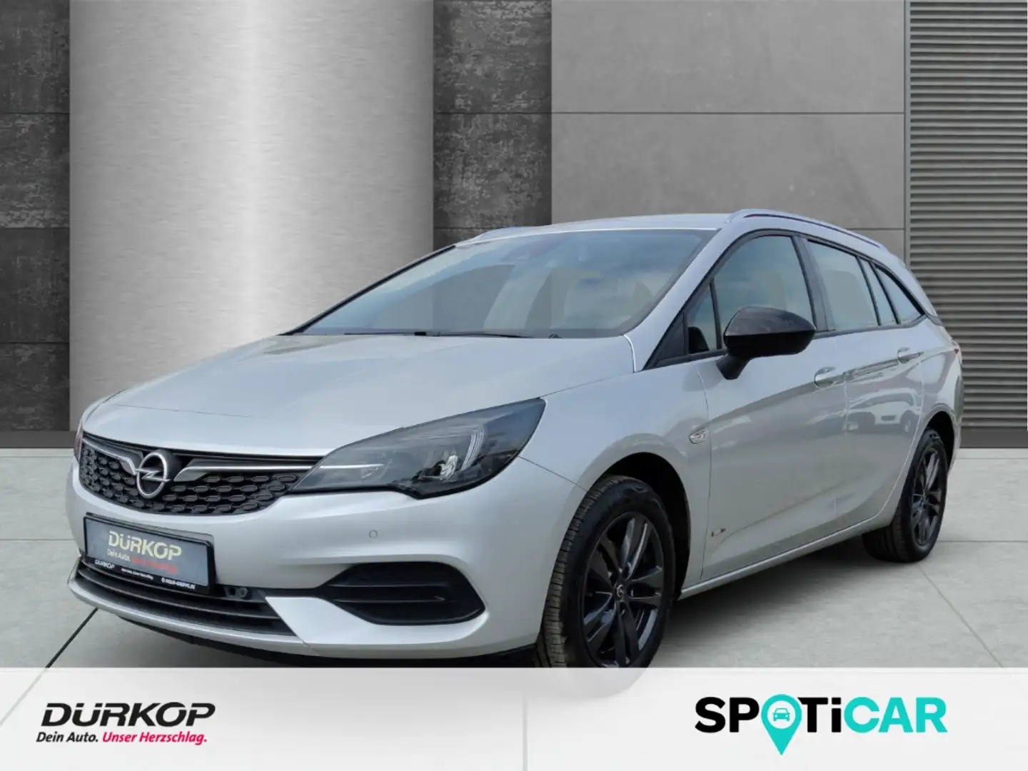 Opel Astra 1.2 Turbo Design Tech Winter-Paket Parkpilot v+h L Silber - 1