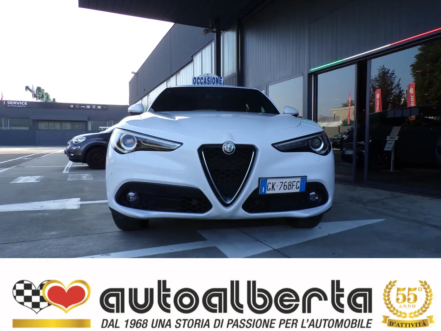 Alfa Romeo Stelvio Q4 2.2 TD Super Business 190cv auto (KM. 38.258) Blanc - 2