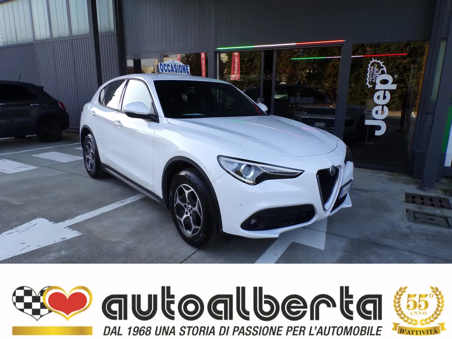 Alfa Romeo Stelvio Q4 2.2 TD Super Business 190cv auto (KM. 38.258) Bianco - 1