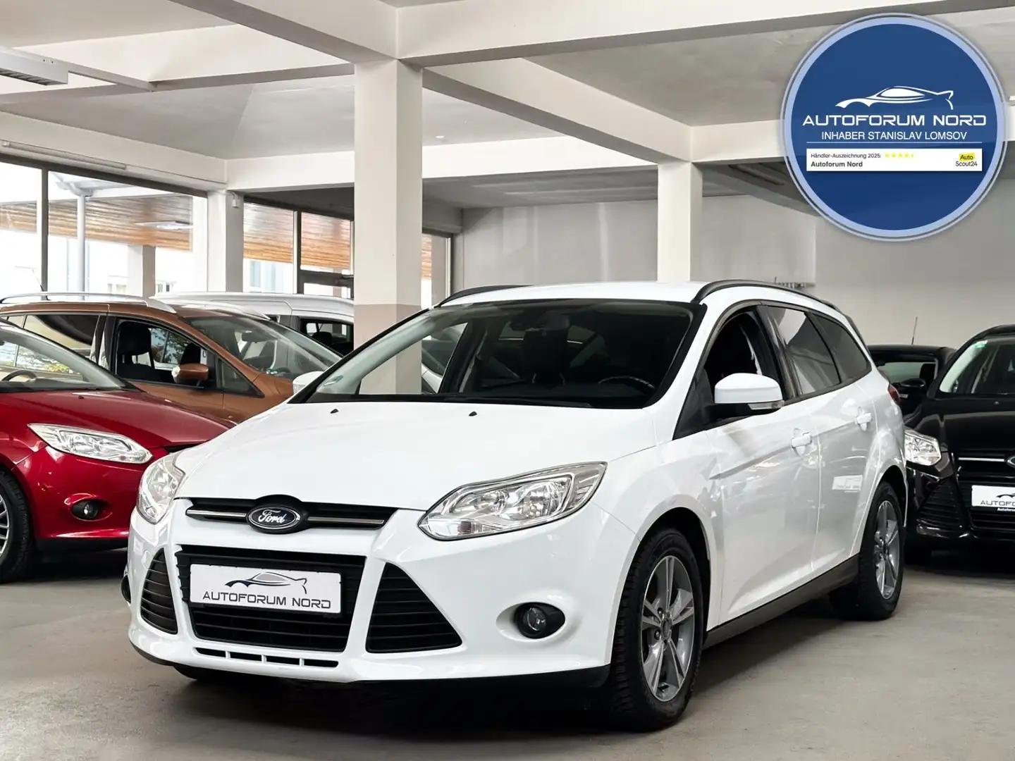 Ford Focus Turnier SYNC 1.HAND*NEU ZAHNRIEMEN+SERVICE Weiß - 2