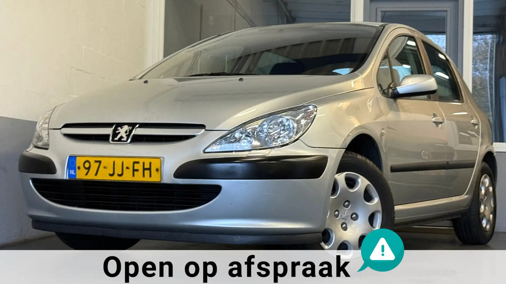 Peugeot 307 1.6-16V Gentry|NAP|NweAPK|Leder|136DKM!|Stoelvw|Ai Grijs - 1