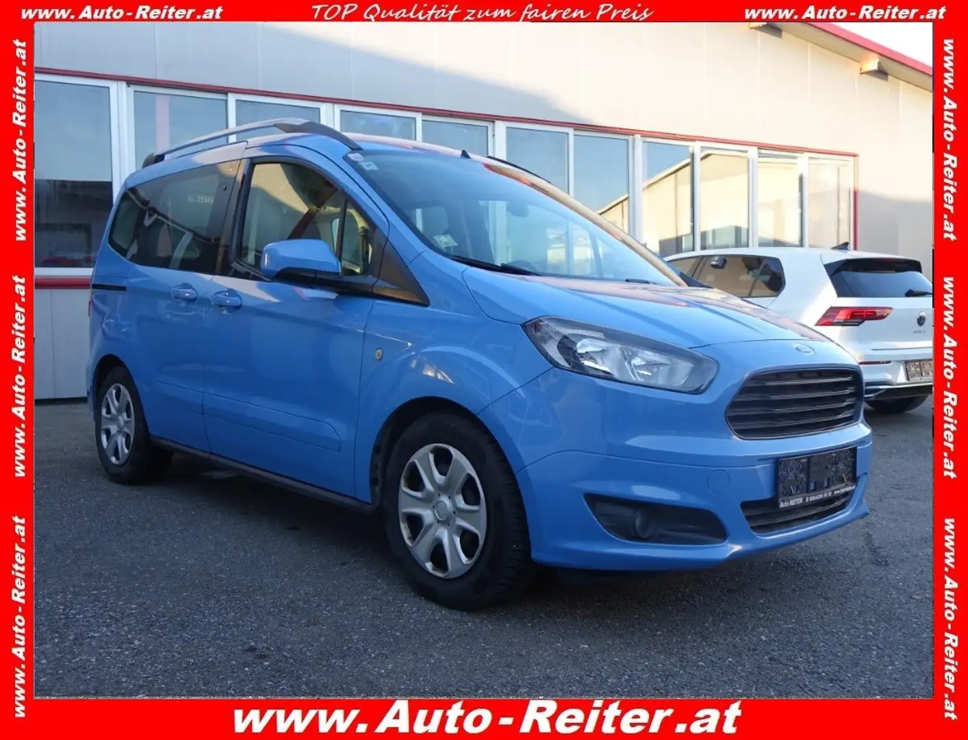Ford Tourneo Courier 1,0 EcoBoost Trend *TEMPOMAT, KLIMA* Blau - 1