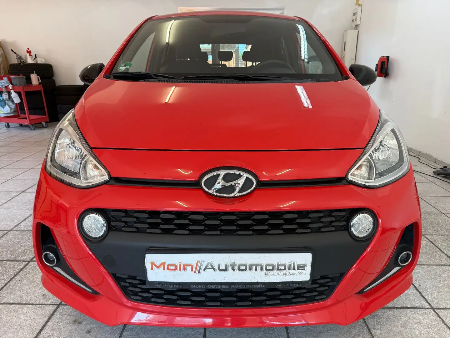 Hyundai i10 Passion*Lenkrad+Sitzheiz.*Tempom.*Bluetooth* Rot - 2