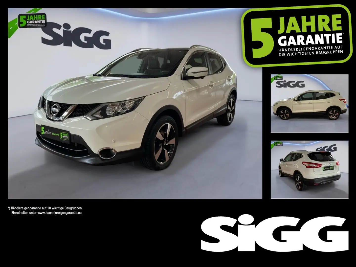 Nissan Qashqai 1.6 DIG-T N-Vision Matrix 2xKlima 360 LM White - 1