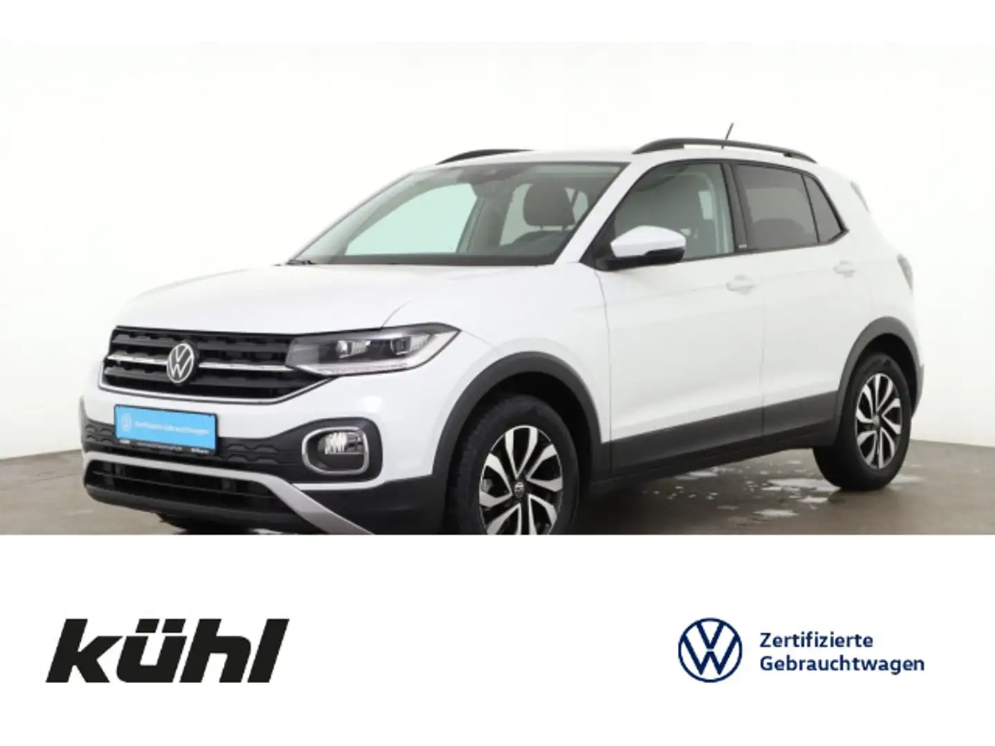 Volkswagen T-Cross 1.0 TSI Active LED/App Weiß - 1