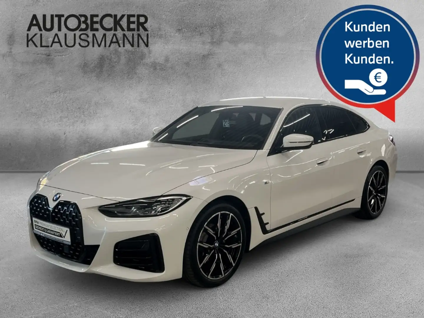 BMW 420 Gran Coupe M SPORT AUTOMATIK 19''LC PROF NAVI AHK Blanc - 1