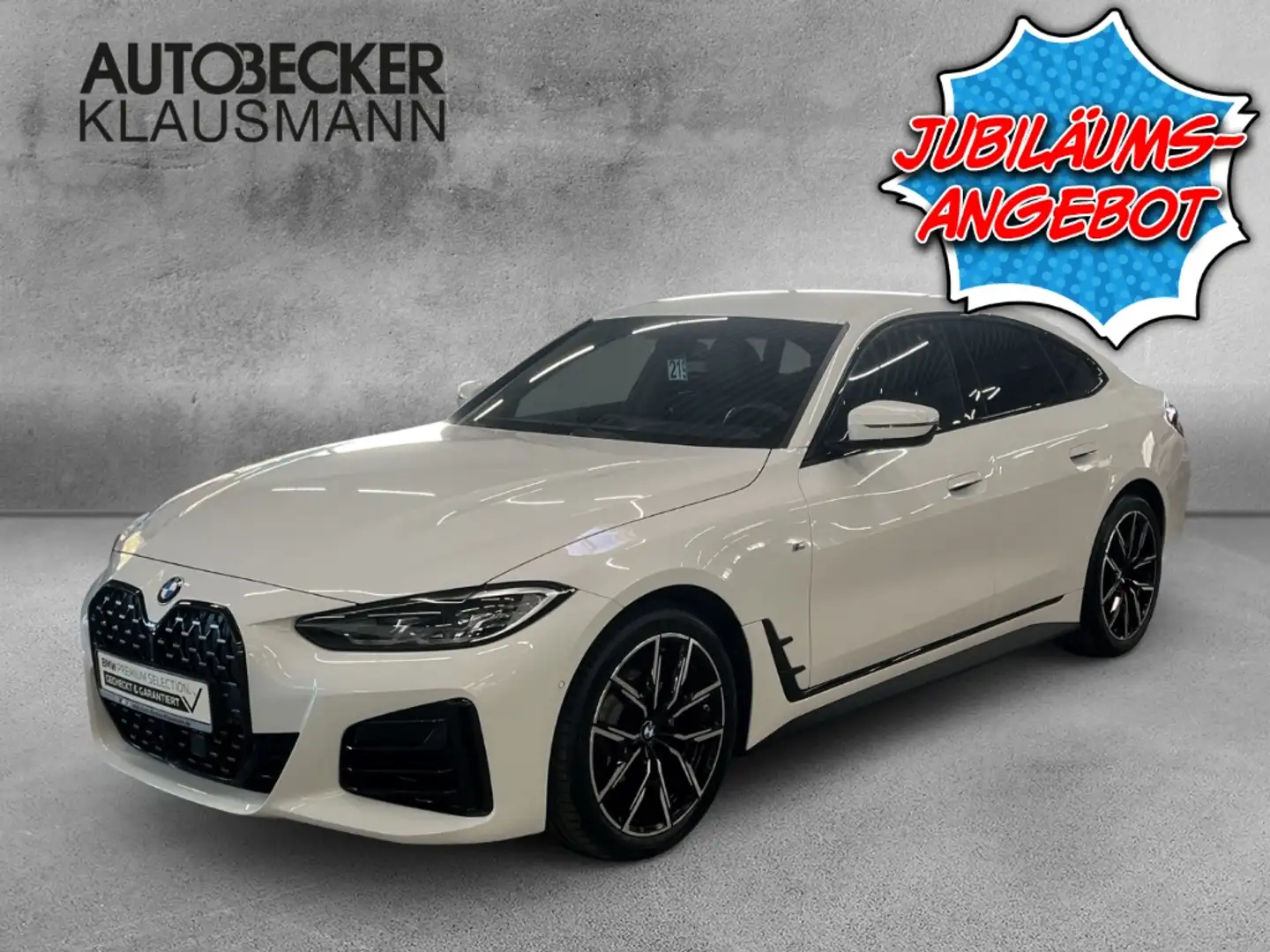 BMW 420 d GRAN COUPE M SPORT AUTOMATIK 19''LC PROF NAVI AH Weiß - 1