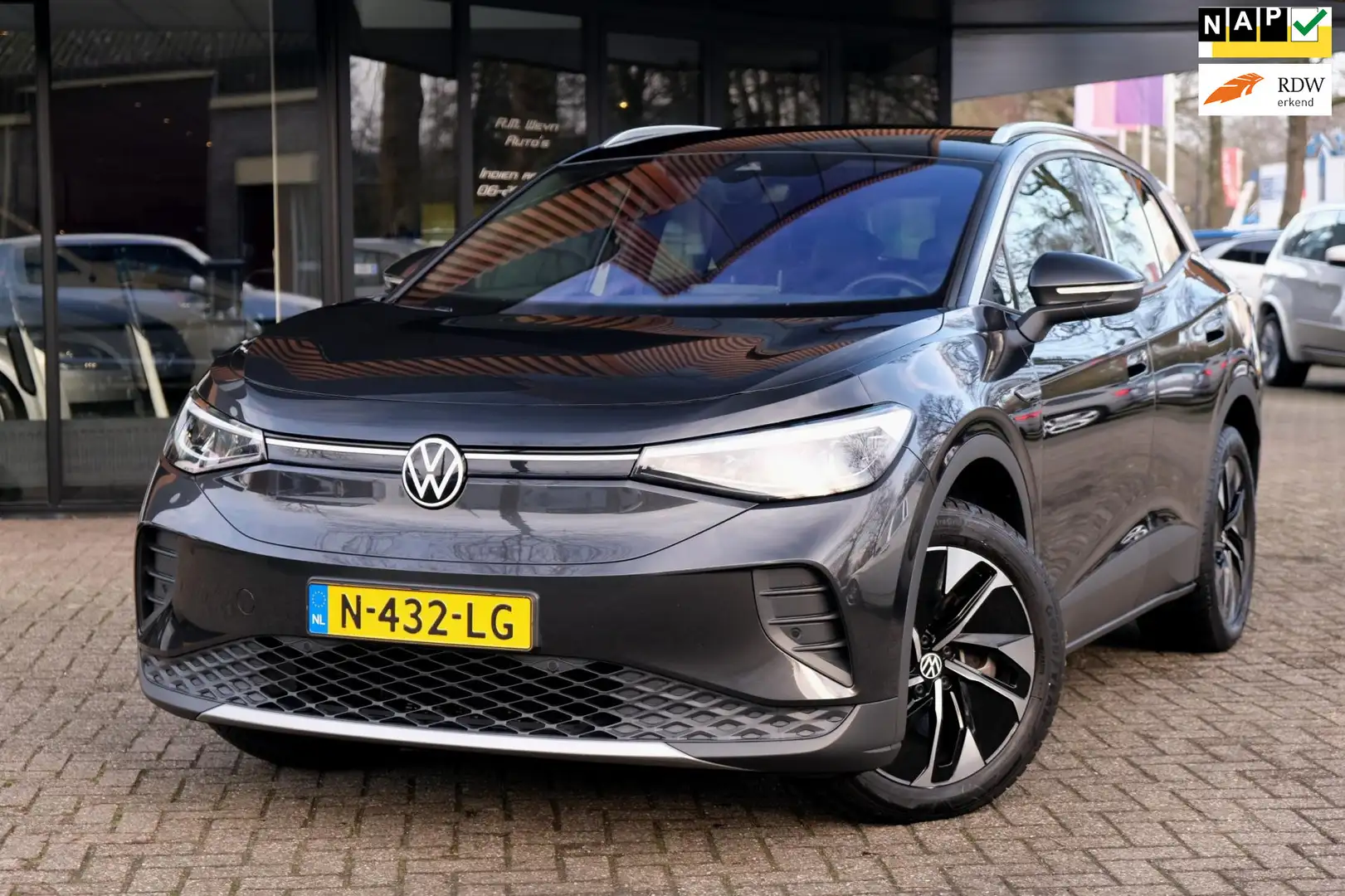 Volkswagen ID.4 Pro 77 kWh Rijklaar! SoH97% ACC Winterpakket Warmt Gris - 1