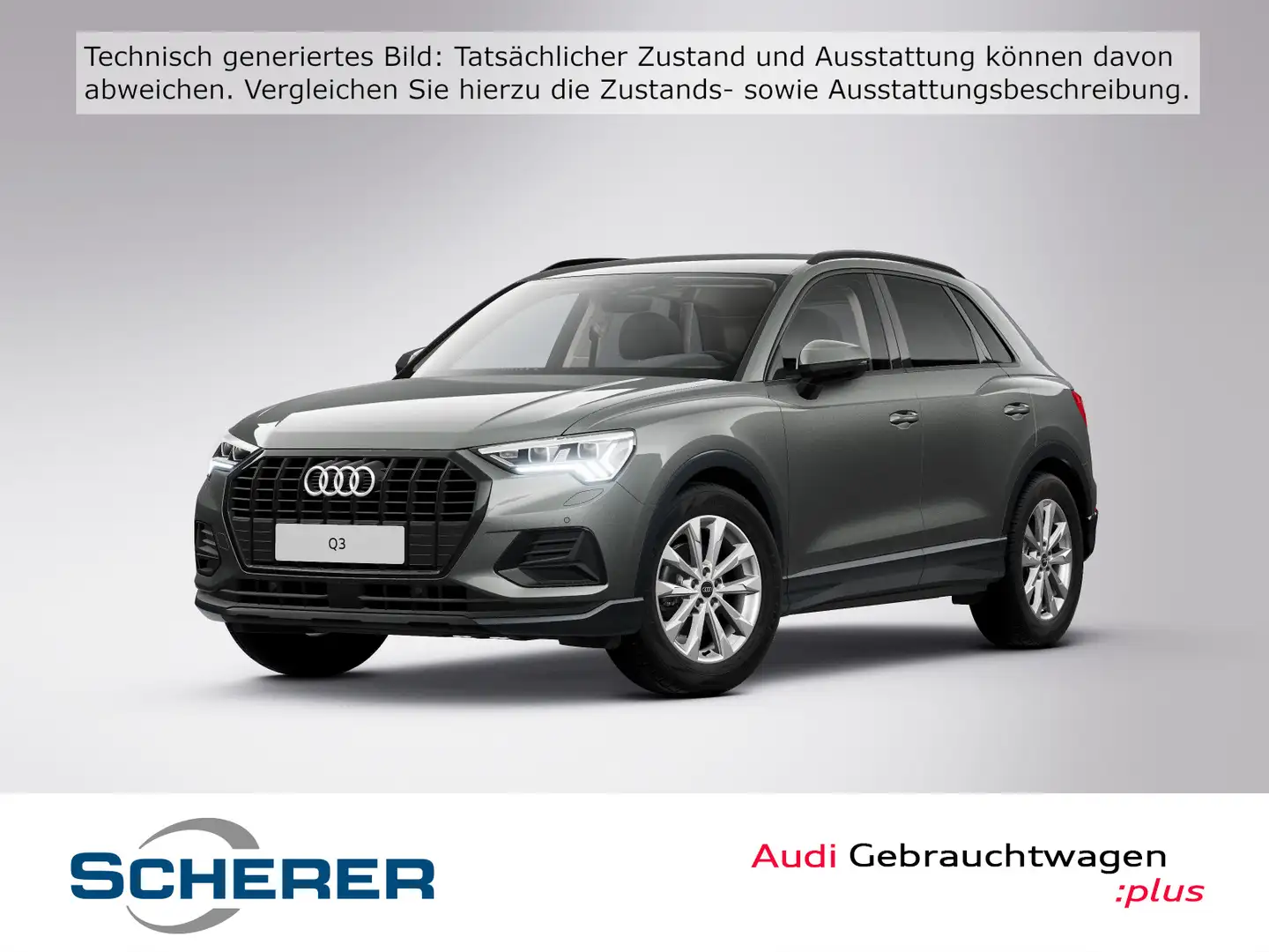 Audi Q3 35 TFSI advanced S tronic MATRIX AHK EPH+ Grau - 1