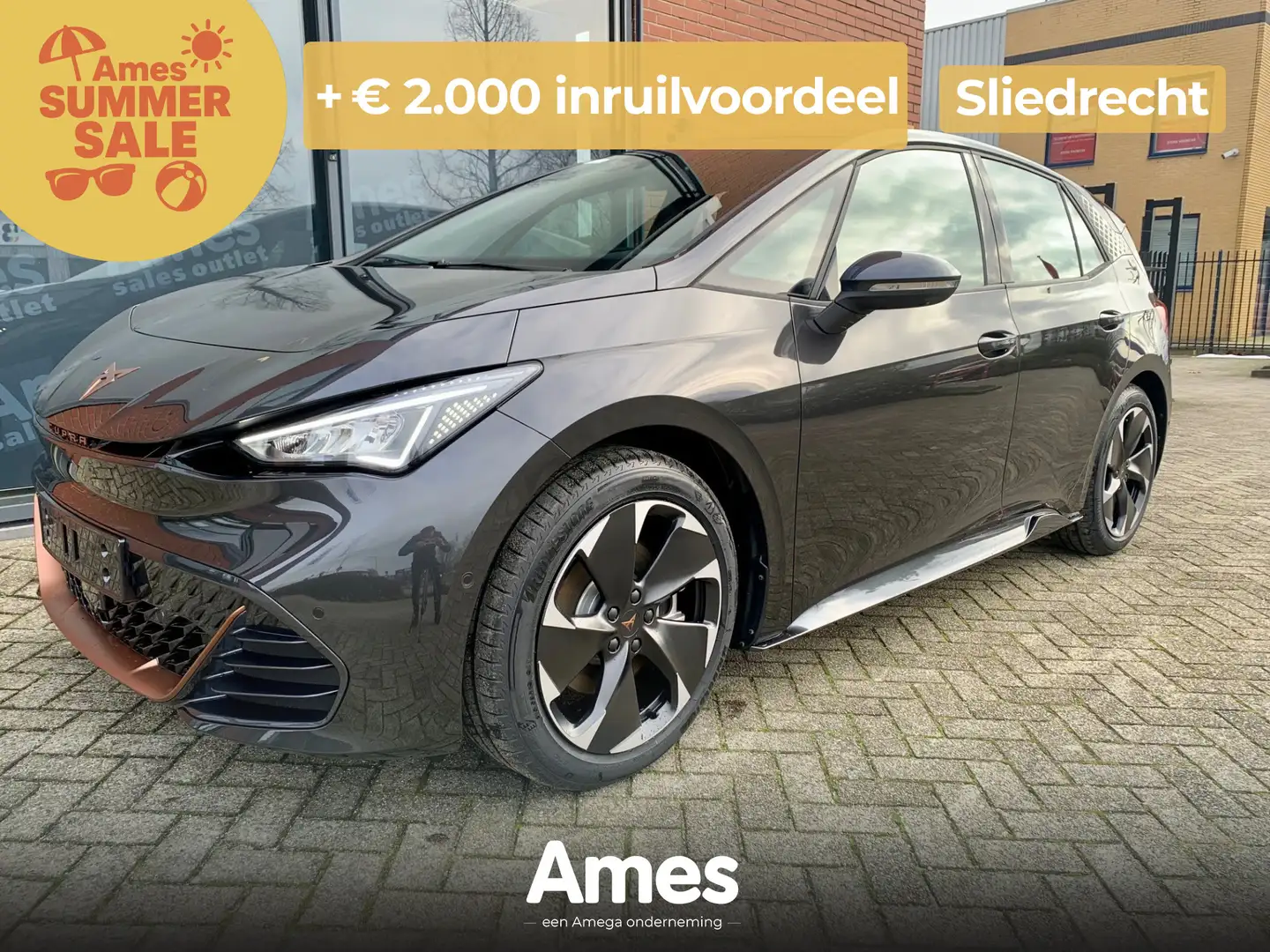 CUPRA Born 77kWh 231pk e-Boost Adrenaline | Garantie tot 12-2 Grijs - 1