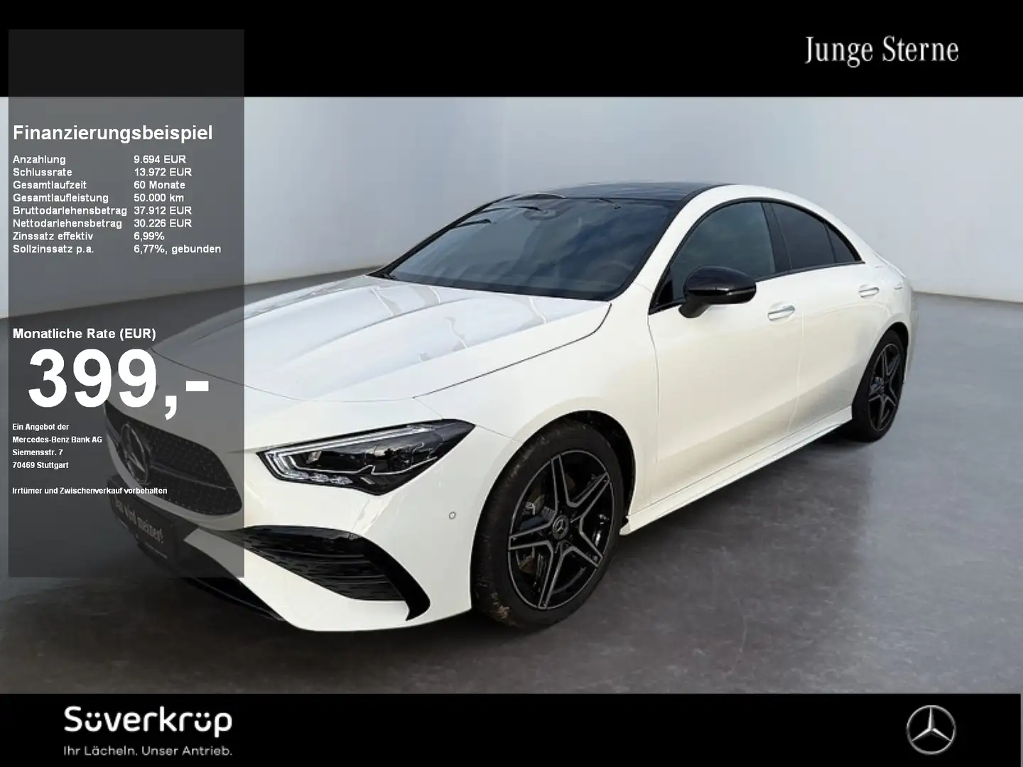 Mercedes-Benz CLA 200 Coupé , AMG NIGHT PREMIUM MULTI AHK PANO Weiß - 1