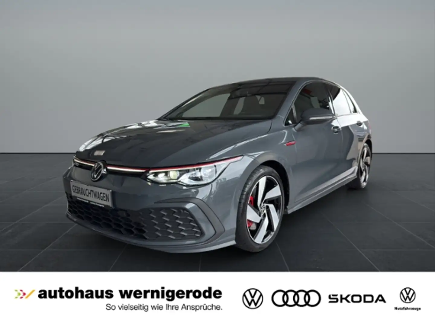 Volkswagen Golf VIII GTI Matrix/HK/AHK/HUD/Kessy/DCC Grau - 1
