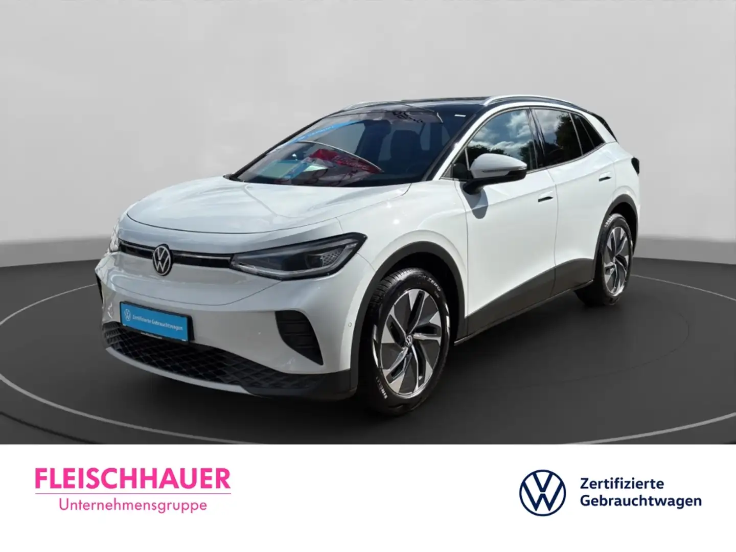 Volkswagen ID.4 Pure electric+NAVI+MATRIX+LED+SHZ+KLIMAAUT Weiß - 1