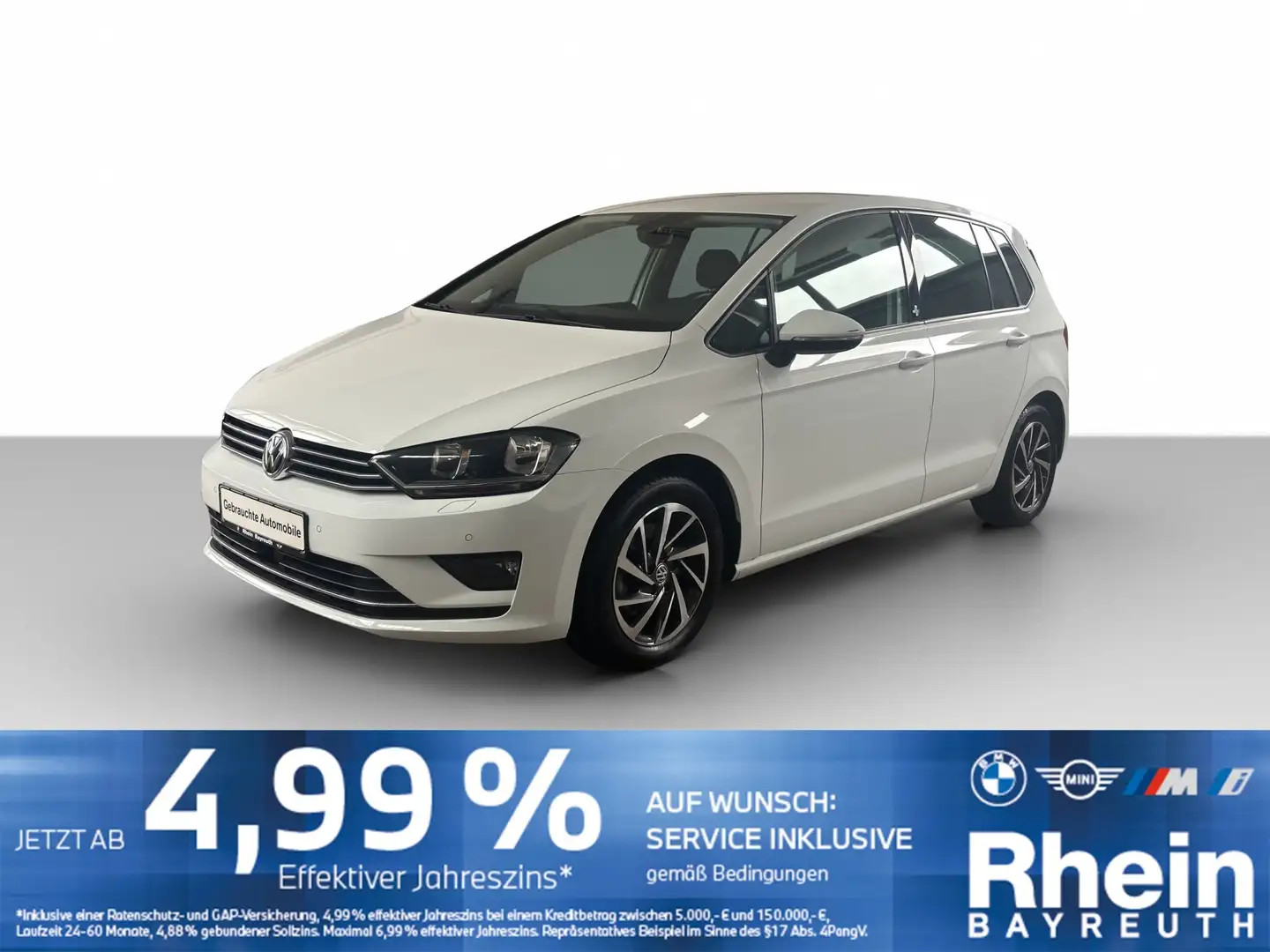 Volkswagen Golf Sportsvan 1.4 TSI Comfortline Navi Hifi Shz Navi Hifi Shz Weiß - 1