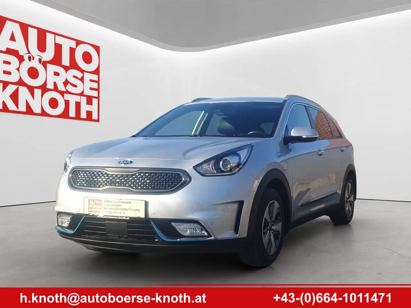 Kia Niro 1,6 GDI Plug-In Hybrid Gold DCT, AHV, WKR Silber - 2
