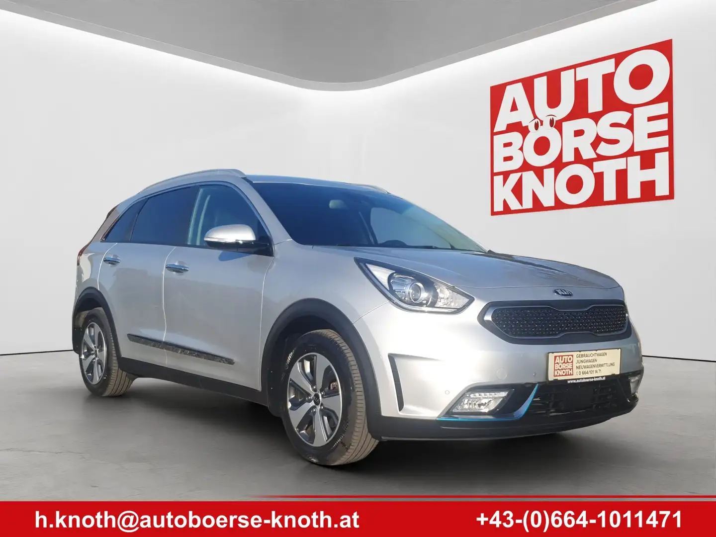 Kia Niro 1,6 GDI Plug-In Hybrid Gold DCT, AHV, WKR Silber - 1
